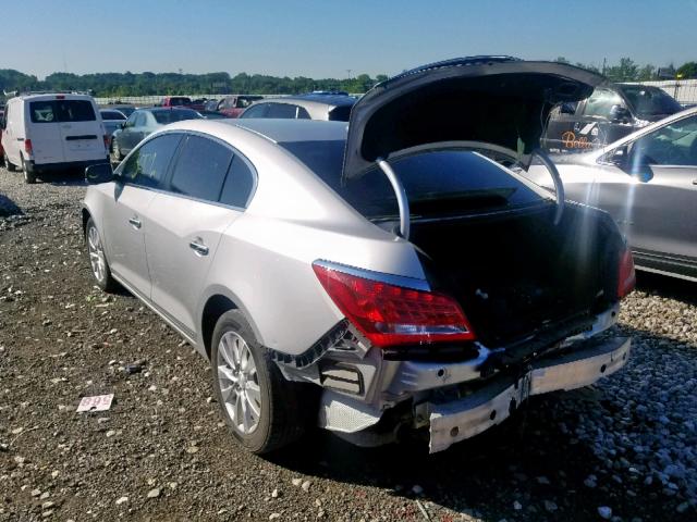 1G4GB5GR2FF321906 - 2015 BUICK LACROSSE SILVER photo 3