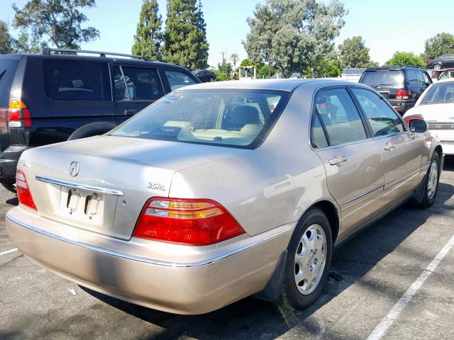 JH4KA9664YC009606 - 2000 ACURA 3.5RL GOLD photo 4