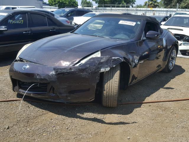 JN1AZ4FHXAM302696 - 2010 NISSAN 370Z PURPLE photo 2