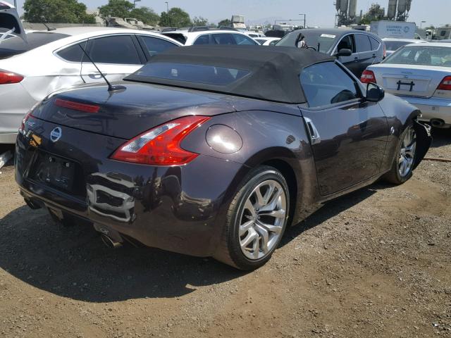 JN1AZ4FHXAM302696 - 2010 NISSAN 370Z PURPLE photo 4