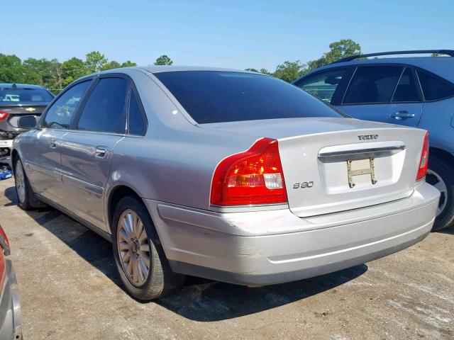 YV1TS592161439374 - 2006 VOLVO S80 2.5T SILVER photo 3