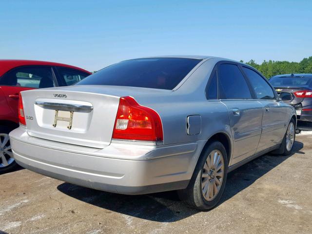 YV1TS592161439374 - 2006 VOLVO S80 2.5T SILVER photo 4