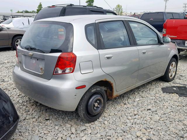 KL1TD62675B314768 - 2005 CHEVROLET AVEO BASE Boz foto 4