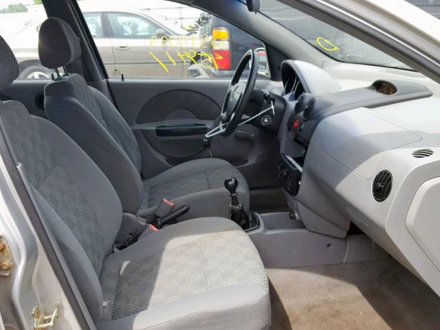 KL1TD62675B314768 - 2005 CHEVROLET AVEO BASE Boz foto 5