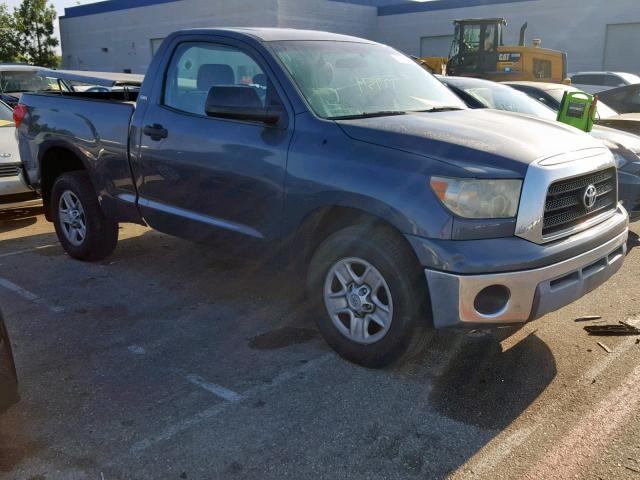 5TFJU52158X003667 - 2008 TOYOTA TUNDRA BLUE photo 1