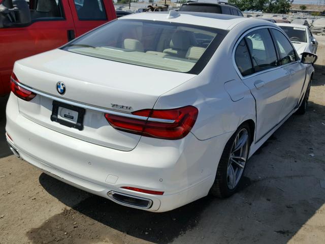WBA7E2C50GG546735 - 2016 BMW 740 I WHITE photo 4