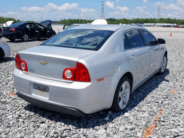 1G1ZA5EU3CF391832 - 2012 CHEVROLET MALIBU LS SILVER photo 4