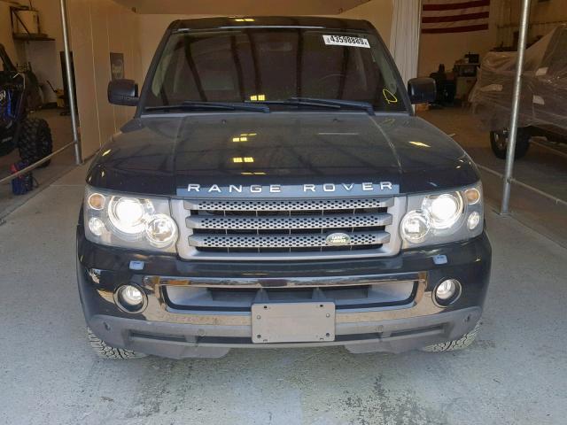 SALSF25457A990753 - 2007 LAND ROVER RANGEROVER BLACK photo 9