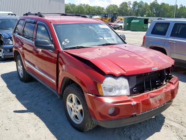 1J4HR58N06C208242 - 2006 JEEP GRAND CHER RED photo 1