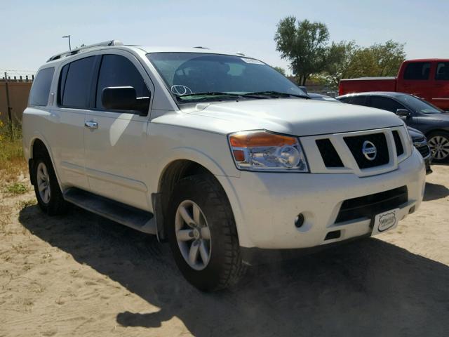 5N1AA0NC6DN603835 - 2013 NISSAN ARMADA SV WHITE photo 1