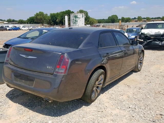 2C3CCABG1EH328393 - 2014 CHRYSLER 300 S GRAY photo 4