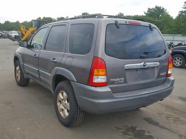 4F2YU08152KM65577 - 2002 MAZDA TRIBUTE LX GRAY photo 3