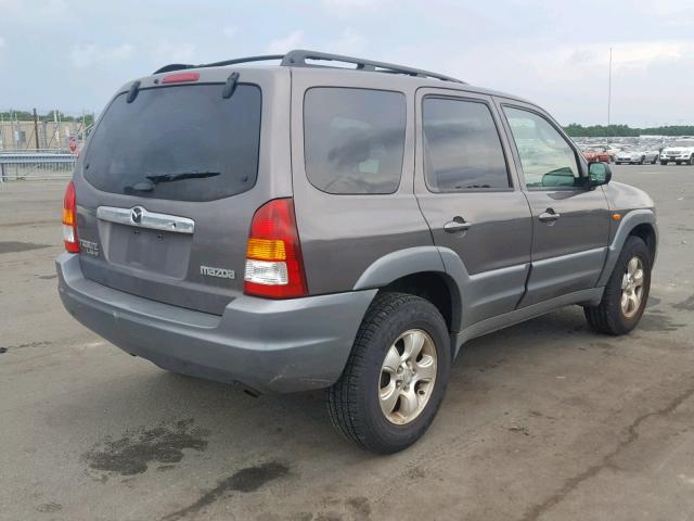 4F2YU08152KM65577 - 2002 MAZDA TRIBUTE LX GRAY photo 4