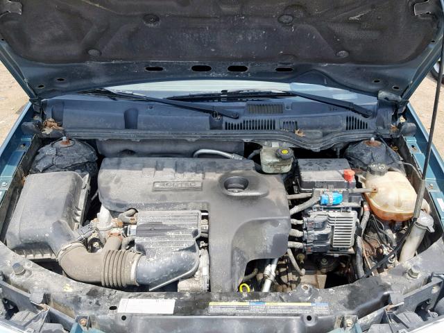 1G8AJ55F47Z151922 - 2007 SATURN ION LEVEL GREEN photo 7