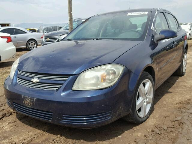 1G1AL58F687313633 - 2008 CHEVROLET COBALT LT BLUE photo 2