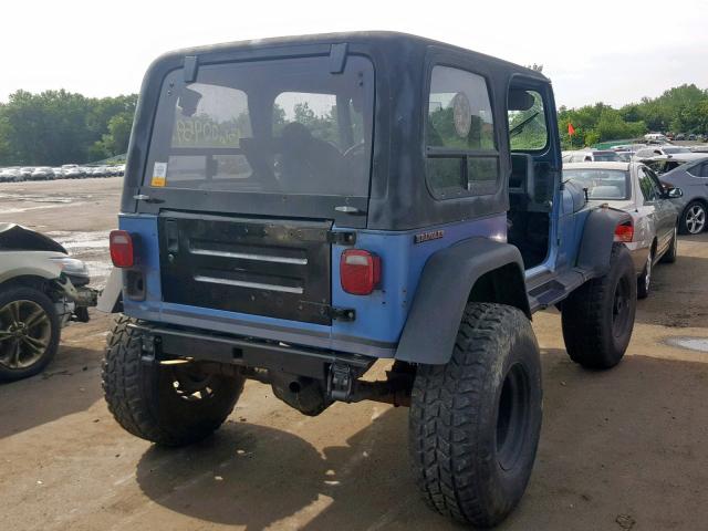 2BCCZ8140JB509090 - 1988 JEEP WRANGLER L BLUE photo 4