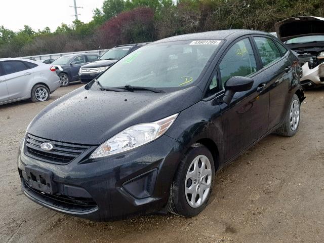 3FADP4AJ9DM223724 - 2013 FORD FIESTA S BLACK photo 2