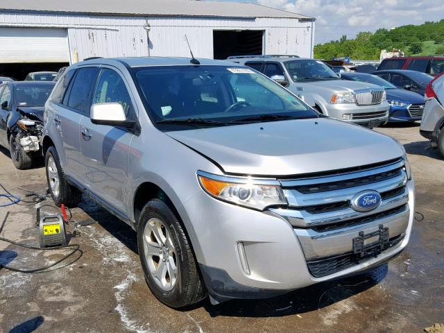 2FMDK3JC2BBA03369 - 2011 FORD EDGE SEL SILVER photo 1