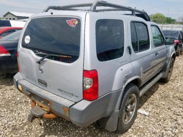 5N1MD28Y53C665051 - 2003 NISSAN XTERRA SE SILVER photo 4