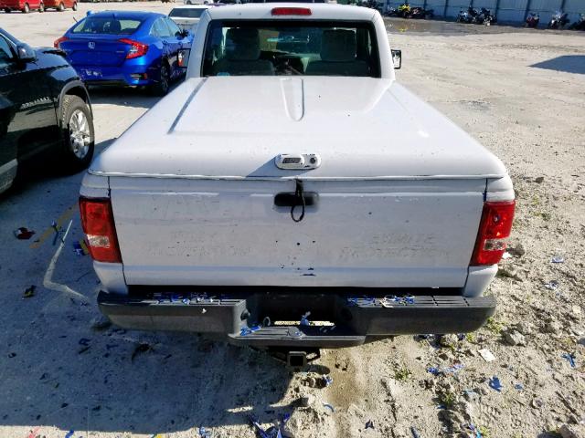 1FTKR1AD2BPA84676 - 2011 FORD RANGER WHITE photo 9