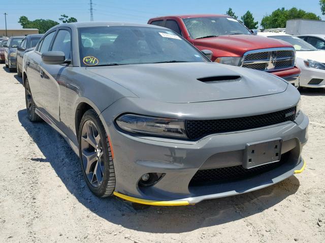 2C3CDXHG8KH512880 - 2019 DODGE CHARGER GT GRAY photo 1