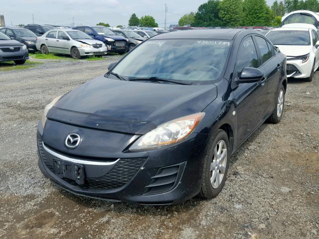 JM1BL1SF2A1112866 - 2010 MAZDA 3 I BLACK photo 2