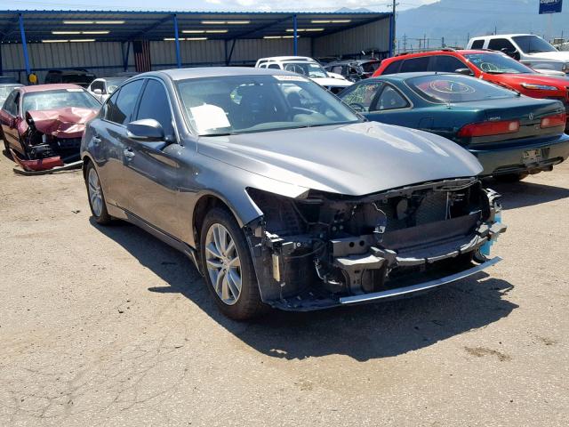 JN1BV7AR3EM702171 - 2014 INFINITI Q50 BASE SILVER photo 1