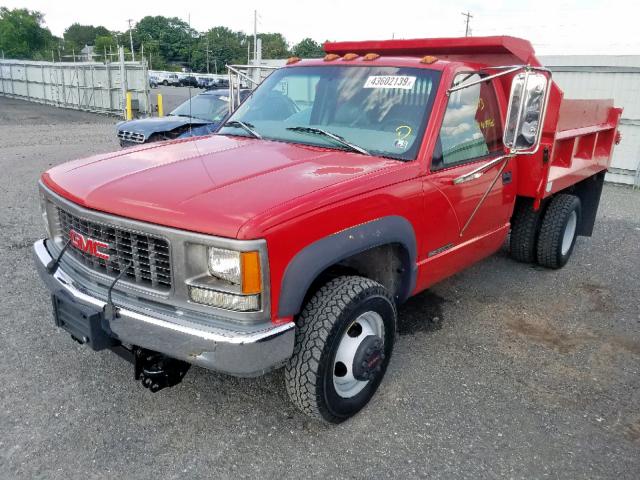 1GDJK34R9VF012589 - 1997 GMC SIERRA K35 RED photo 2