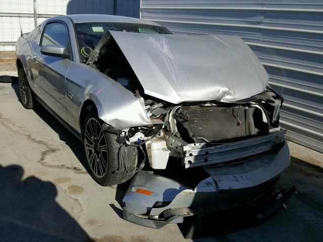 1ZVBP8CH6A5150331 - 2010 FORD MUSTANG GT SILVER photo 1