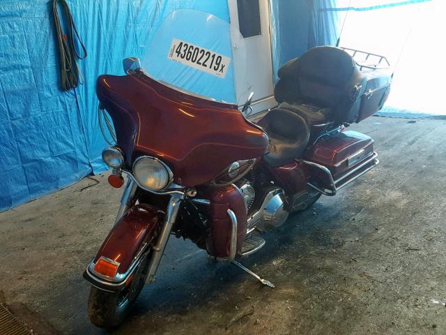 1HD1FCW122Y643425 - 2002 HARLEY-DAVIDSON FLHTCUI RED photo 2