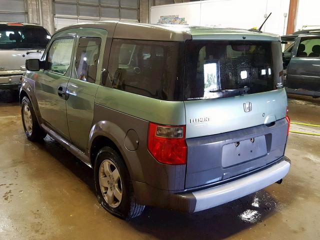 5J6YH28615L024369 - 2005 HONDA ELEMENT EX GREEN photo 3