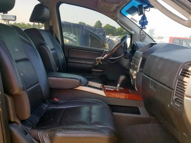 5N3AA08C96N806272 - 2006 INFINITI QX56 BLACK photo 5