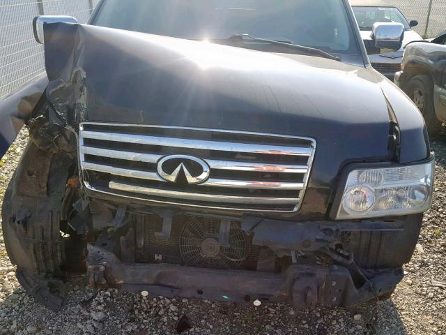 5N3AA08C96N806272 - 2006 INFINITI QX56 BLACK photo 7