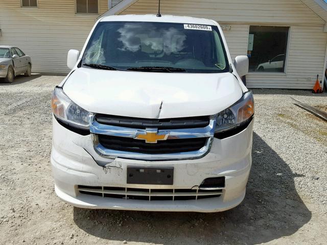 3N63M0ZN9FK710514 - 2015 CHEVROLET CITY EXPRE WHITE photo 9