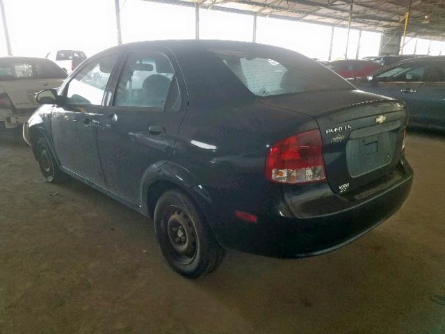 KL1TD56616B621309 - 2006 CHEVROLET AVEO BASE Grafit foto 3