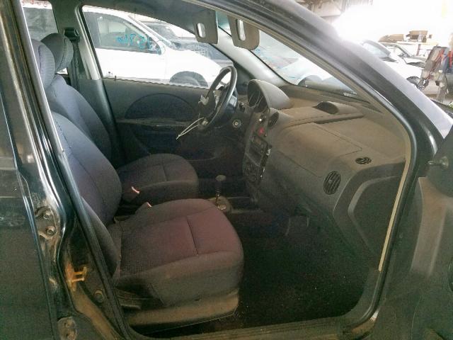 KL1TD56616B621309 - 2006 CHEVROLET AVEO BASE Grafit foto 5