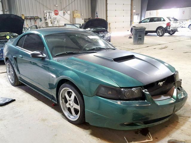 1FAFP42X5YF307752 - 2000 FORD MUSTANG GT GREEN photo 1