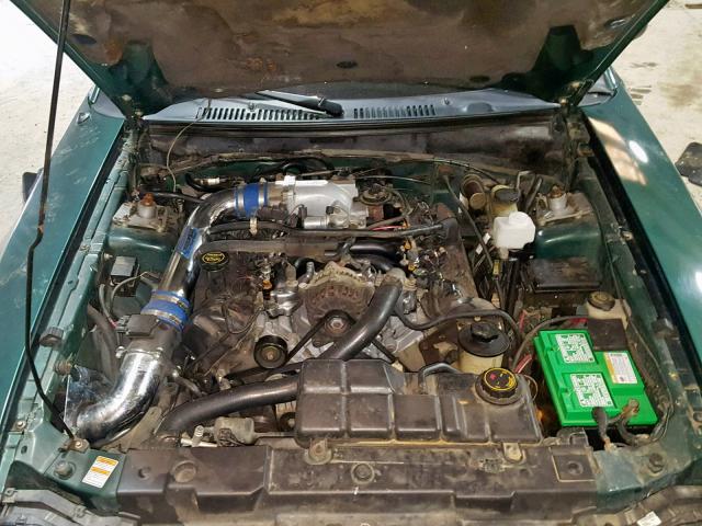 1FAFP42X5YF307752 - 2000 FORD MUSTANG GT GREEN photo 7