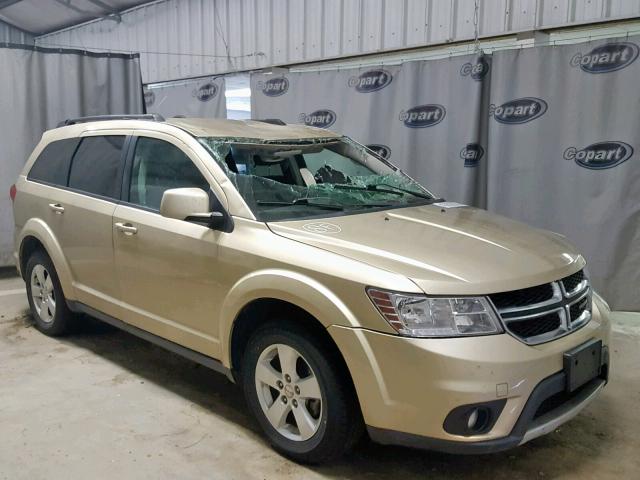 3D4PG1FG2BT567341 - 2011 DODGE JOURNEY MA GOLD photo 1