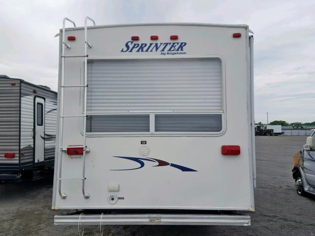 4YDF252225A217984 - 2005 KEYSTONE SPRINTER WHITE photo 5