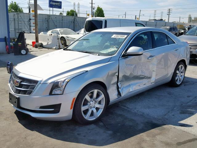 1G6AA5RA5G0177764 - 2016 CADILLAC ATS SILVER photo 2