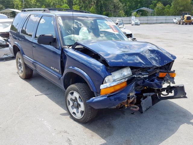 1GNDT13W72K231717 - 2002 CHEVROLET BLAZER BLUE photo 1