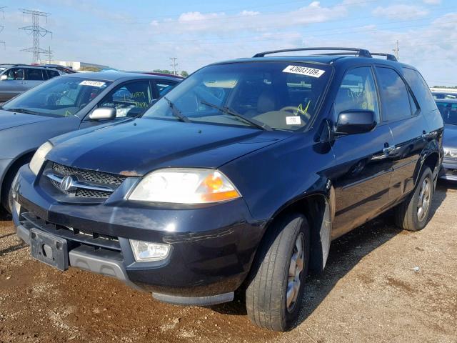 2HNYD18233H503860 - 2003 ACURA MDX BLACK photo 2