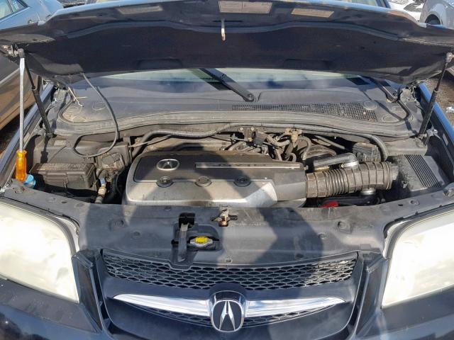 2HNYD18233H503860 - 2003 ACURA MDX BLACK photo 7