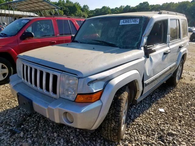 1J8HG48K66C317762 - 2006 JEEP COMMANDER GRAY photo 2