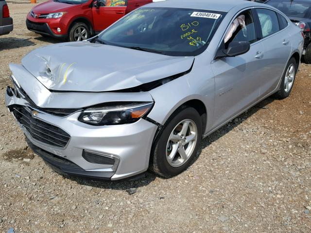 1G1ZB5ST7GF295121 - 2016 CHEVROLET MALIBU LS SILVER photo 2