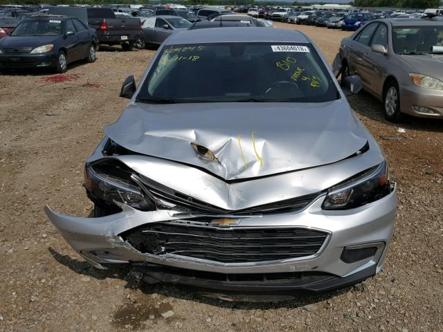 1G1ZB5ST7GF295121 - 2016 CHEVROLET MALIBU LS SILVER photo 9