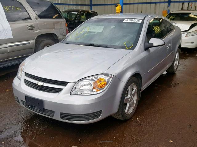 1G1AT18HX97265209 - 2009 CHEVROLET COBALT LT SILVER photo 2