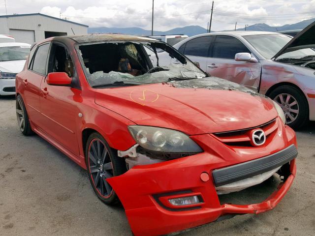 JM1BK34L071657524 - 2007 MAZDA SPEED 3 MAROON photo 1