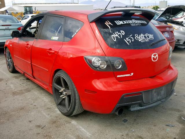 JM1BK34L071657524 - 2007 MAZDA SPEED 3 MAROON photo 3